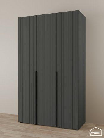 Шкаф Linnea MHR-3-1 2050х1200х510 (Графит-М 11.1.25) в Камышлове - kamyshlov.mebel-e96.ru