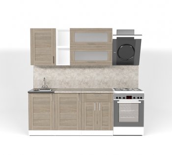 Кухонный гарнитур Лира стандарт 1600 мм (Герда) в Камышлове - kamyshlov.mebel-e96.ru