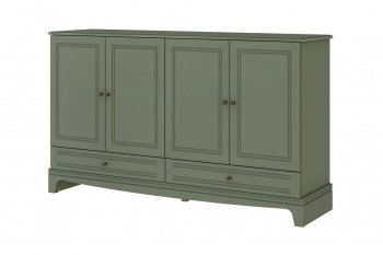 Комод 4 двери 2ящ. Лорето, зеленый самшит (БМ) в Камышлове - kamyshlov.mebel-e96.ru