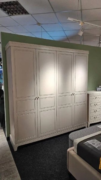 Спальный гарнитур Лорето, модульный, льняной (БМ) в Камышлове - kamyshlov.mebel-e96.ru