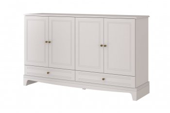 Комод 4 двери 2ящ. Лорето, льняной (БМ) в Камышлове - kamyshlov.mebel-e96.ru
