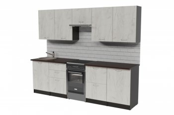 Кухонный гарнитур Лоретта мега 2500 мм (Герда) в Камышлове - kamyshlov.mebel-e96.ru