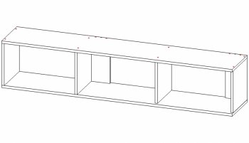 Стенка луксор (АстридМ) в Камышлове - kamyshlov.mebel-e96.ru