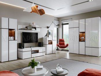 Стенка Мадера модульная (Миф) в Камышлове - kamyshlov.mebel-e96.ru