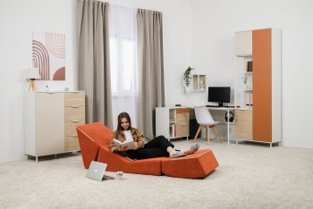 Кресло Марвэл террокотовая (Моби) в Камышлове - kamyshlov.mebel-e96.ru