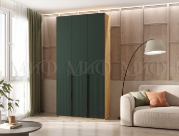 Шкаф 1200 мм Марвэл крафт/грин (Миф) в Камышлове - kamyshlov.mebel-e96.ru
