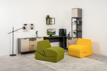 Кресло Марвэл серка желтая (Моби) в Камышлове - kamyshlov.mebel-e96.ru