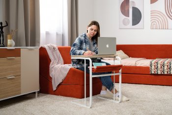 Стол журнальный Марвэл 12.122 белый (Моби) в Камышлове - kamyshlov.mebel-e96.ru