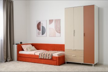 Набор детской мебели Марвэл модульный, бел. (Моби) в Камышлове - kamyshlov.mebel-e96.ru