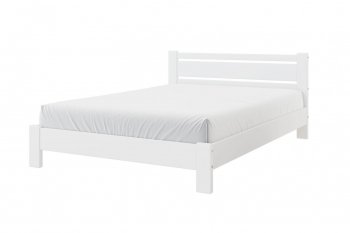 Кровать из массива Милс белый античный (БМ) в Камышлове - kamyshlov.mebel-e96.ru
