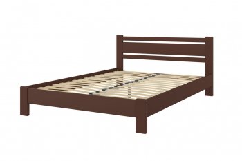 Кровать из массива Милс орех (БМ) в Камышлове - kamyshlov.mebel-e96.ru
