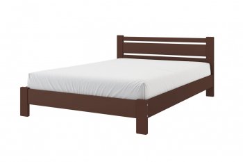 Кровать из массива Милс орех (БМ) в Камышлове - kamyshlov.mebel-e96.ru