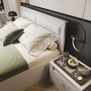 Спальный гарнитур Монако Кашемир (модульный) (БТС) в Камышлове - kamyshlov.mebel-e96.ru