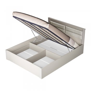 Кровать с подъемным механизмом Монако КР-16 Кашемир (БТС) в Камышлове - kamyshlov.mebel-e96.ru | фото