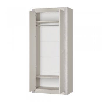 Шкаф для белья 960 мм Монако ШК-37 кашемир (БТС) в Камышлове - kamyshlov.mebel-e96.ru