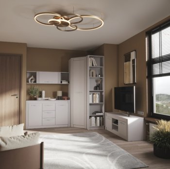 Стенка Монако Кашемир комп.1 (модульная) (БТС) в Камышлове - kamyshlov.mebel-e96.ru