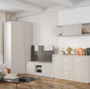 Стенка Монако Кашемир комп.2 (модульная) (БТС) в Камышлове - kamyshlov.mebel-e96.ru