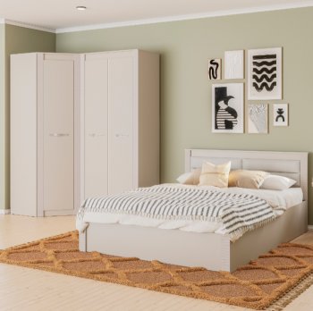 Спальный гарнитур Монако Кашемир (модульный) (БТС) в Камышлове - kamyshlov.mebel-e96.ru