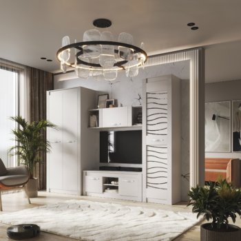 Стенка Монако Кашемир комп.3 (модульная) (БТС) в Камышлове - kamyshlov.mebel-e96.ru