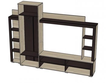 Стенка Монако (Лин) в Камышлове - kamyshlov.mebel-e96.ru
