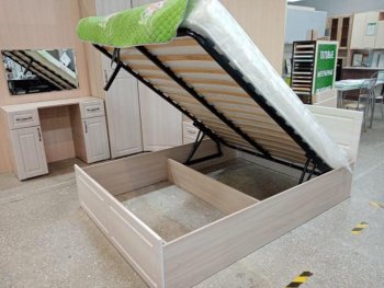 Кровать с подъемным механизмом Монако (Эко) в Камышлове - kamyshlov.mebel-e96.ru