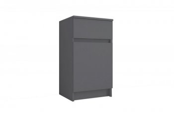 Тумба для обуви с 1ящ. Мори МПТ400 графит (ДСВ) в Камышлове - kamyshlov.mebel-e96.ru
