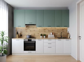 Кухонный гарнитур высокий Муссон 3000 мм (Санвут) в Камышлове - kamyshlov.mebel-e96.ru