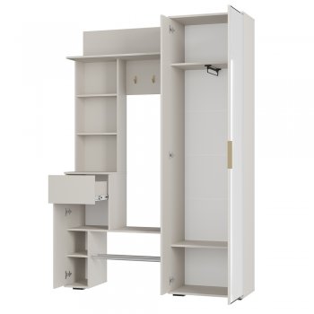 Прихожая Ницца ПР-04 Кашемир (БТС) в Камышлове - kamyshlov.mebel-e96.ru