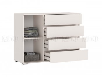 Комод 1 дверь 4 ящика (1200) Норд, кашемир (Миф) в Камышлове - kamyshlov.mebel-e96.ru