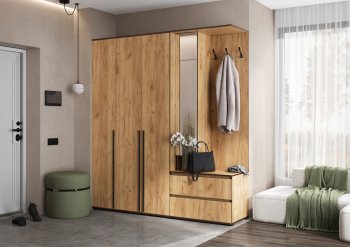 Прихожая Норд+Шкаф 1200, крафт (Миф) в Камышлове - kamyshlov.mebel-e96.ru