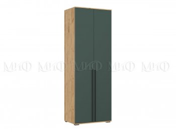 Шкаф 800 мм 2-х ств. Норд крафт/изумруд (Миф) в Камышлове - kamyshlov.mebel-e96.ru