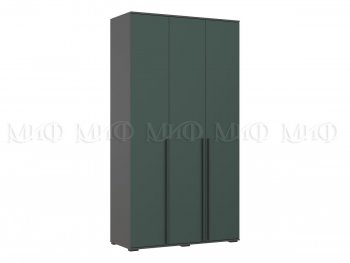 Шкаф 1200 мм 3-х ств. Норд графит/изумруд (Миф) в Камышлове - kamyshlov.mebel-e96.ru