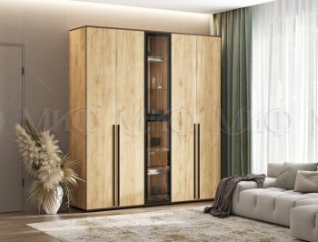 Шкаф Норд+ пенал со стеклом (Миф) в Камышлове - kamyshlov.mebel-e96.ru