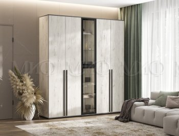 Шкаф Норд+ пенал со стеклом (Миф) в Камышлове - kamyshlov.mebel-e96.ru