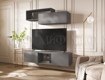 Стенка Норд-1 графит (Миф) в Камышлове - kamyshlov.mebel-e96.ru
