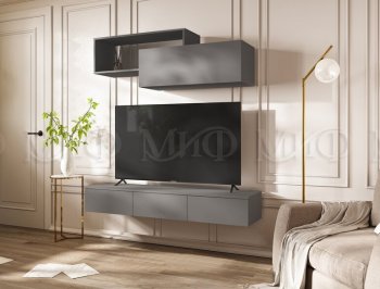 Стенка Норд-2 графит (Миф) в Камышлове - kamyshlov.mebel-e96.ru