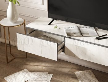 Стенка Норд-2 дуб крафт белый (Миф) в Камышлове - kamyshlov.mebel-e96.ru
