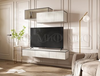 Стенка Норд-2 дуб крафт белый (Миф) в Камышлове - kamyshlov.mebel-e96.ru