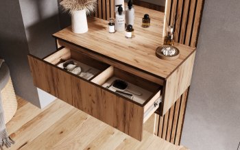 Шкаф 800+Тумба с зеркалом Норд (Миф) в Камышлове - kamyshlov.mebel-e96.ru