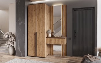 Шкаф 800+Тумба с зеркалом Норд (Миф) в Камышлове - kamyshlov.mebel-e96.ru