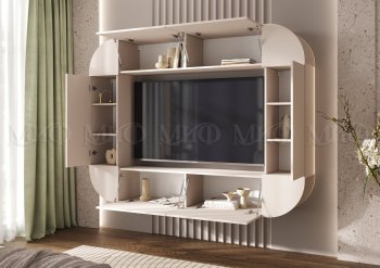 Стенка Норд (Зона ТВ), кашемир (Миф) в Камышлове - kamyshlov.mebel-e96.ru