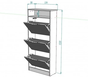 Обувница W10 (Белый) в Камышлове - kamyshlov.mebel-e96.ru