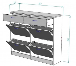 Обувница W25 (ДМ) в Камышлове - kamyshlov.mebel-e96.ru