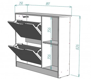 Обувница W30 (ДМ) в Камышлове - kamyshlov.mebel-e96.ru