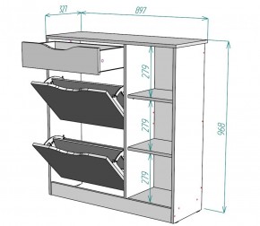 Обувница W34 (ДМ) в Камышлове - kamyshlov.mebel-e96.ru