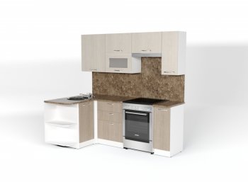 Кухонный гарнитур Ольга прайм 2 1300х2100 мм (Герда) в Камышлове - kamyshlov.mebel-e96.ru