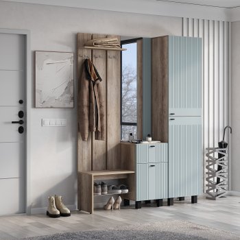 Прихожая Олива комп.1 шарли бриз (БТС) в Камышлове - kamyshlov.mebel-e96.ru