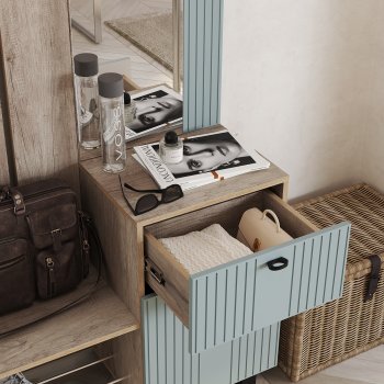 Прихожая Олива комп.1 шарли бриз (БТС) в Камышлове - kamyshlov.mebel-e96.ru
