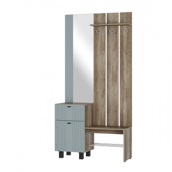 Прихожая Олива шарли бриз софт, модульная (БТС) в Камышлове - kamyshlov.mebel-e96.ru