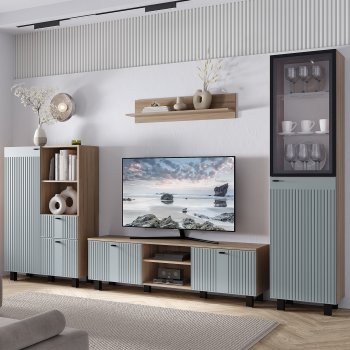 Тумба под ТВ Олива ТБ-09 шарли бриз (БТС) в Камышлове - kamyshlov.mebel-e96.ru